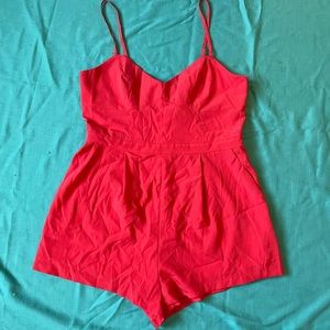 Forever 21 coral colored romper